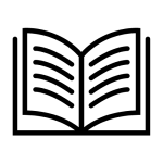 Icon of a book indicating fast-paced, page turning books.